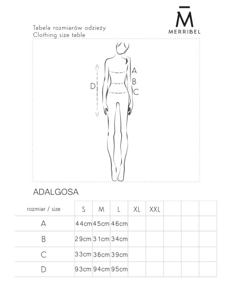 Dress adalgosa brown, Merribel