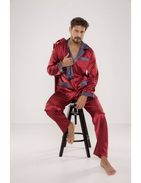 Pajamas men's satin, De Lafense 939