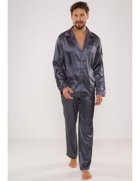 Pajamas men's satin, De Lafense 939