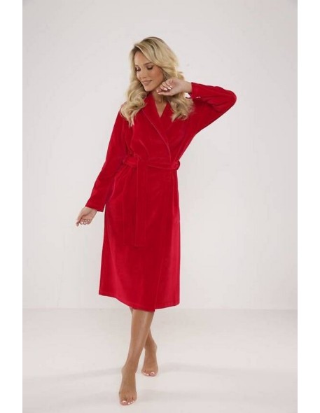 Lydie szlafrok welur 3xl-5xl, De Lafense 390