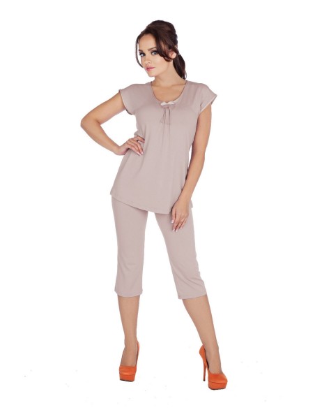 Visa pajamas women's short sleeve and trousers, De Lafense 884