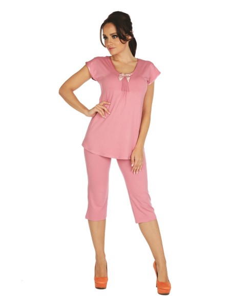 Visa pajamas women's short sleeve and trousers,...