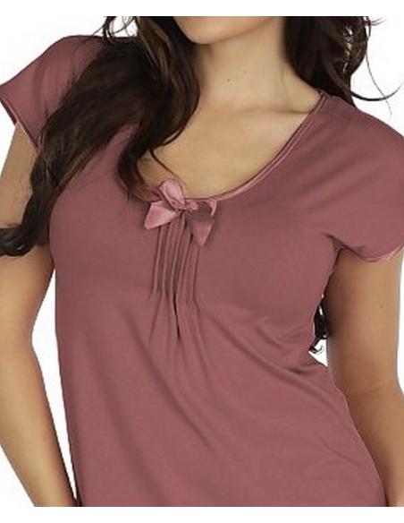 Visa piżama damska krótki rękaw i spodnie, De Lafense 884