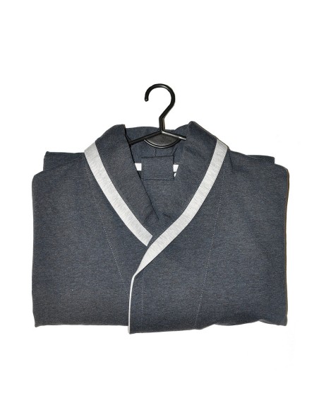 Bruno bathrobe male with collar m-2xl, De Lafense 564