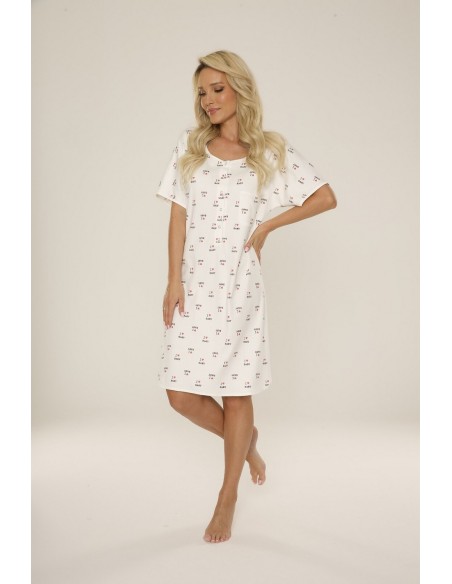 Koszula mama krótki rękaw s-2xl, De Lafense 413