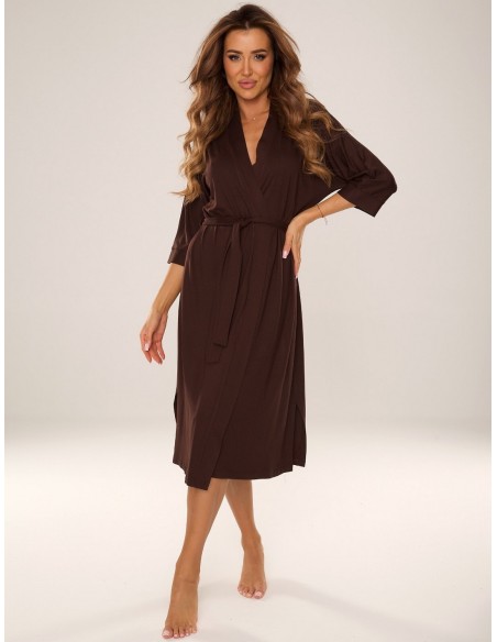 Visa bathrobe ladies' long, De Lafense 942