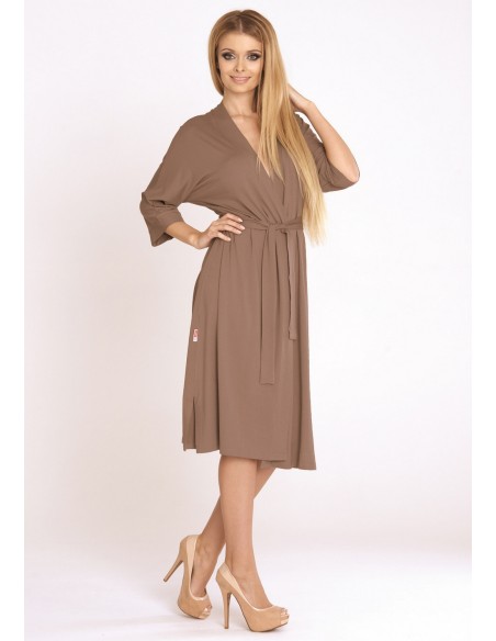 Visa bathrobe ladies' long, De Lafense 942