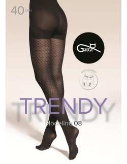 Rajstopy modeline wz.08 40 den 5-xl Gatta 2