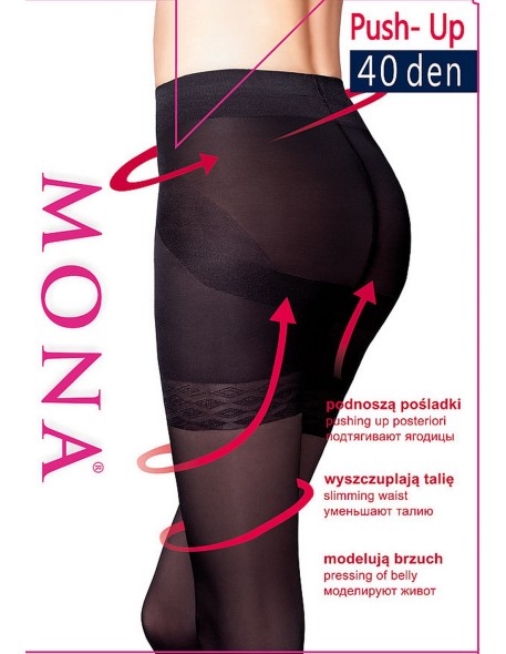Tights PUSH-UP 40 XL, Tespol