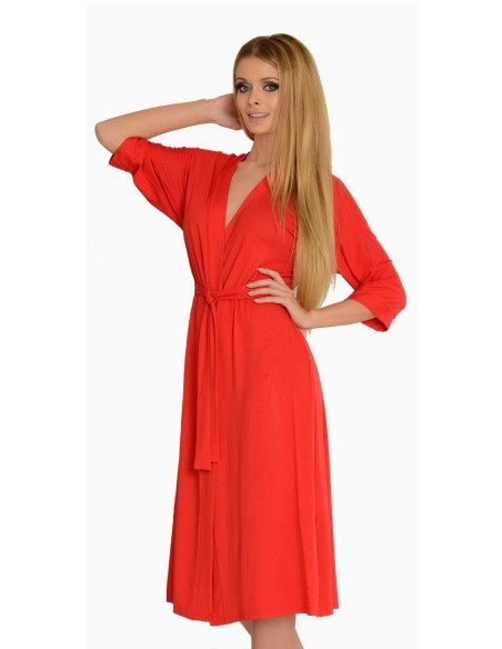 Visa bathrobe ladies' long, De Lafense 942
