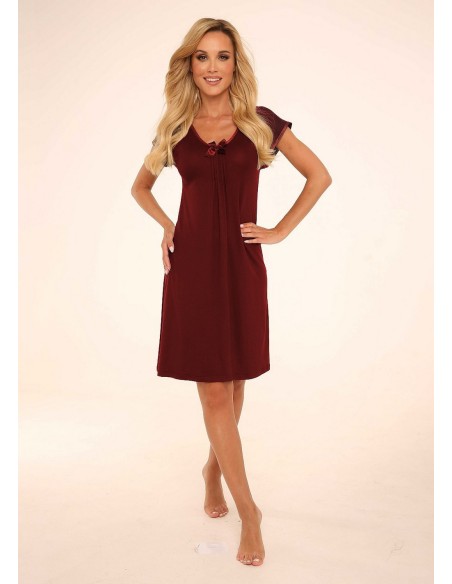 Visa shirt night women's short sleeve 3xl-4xl, De Lafense 874