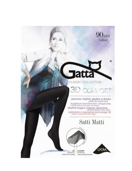 Tights women's covering Gatta Satti Matti 3d 90 den